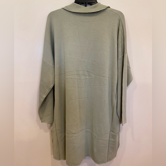G By Giuliana Cardigan Open Front Olive Green 3XP NWOT - Picture 7 of 9